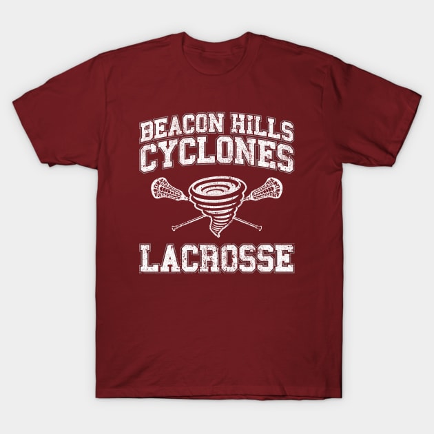 Beacon Hills Cyclones Lacrosse - Teen Wolf T-Shirt by huckblade